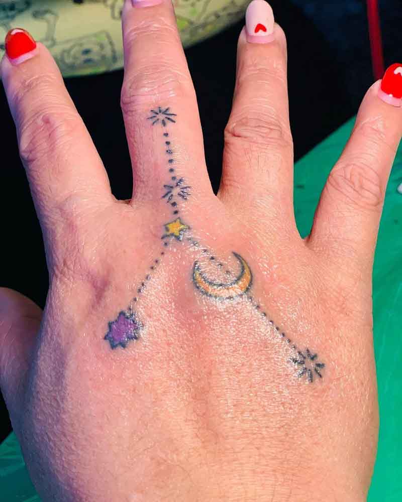 Moonchild Cancer Constellation Tattoo 2