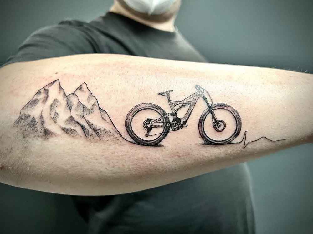 Mountain Bike Tattoo 1