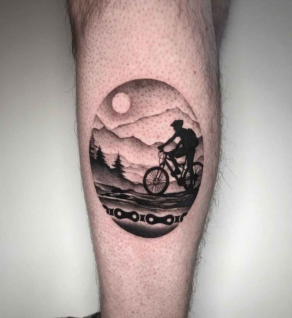 Mountain Bike Tattoo 2