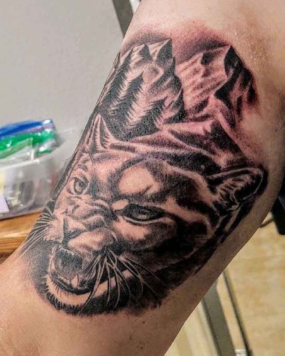 Mountain Lion Tattoo 3