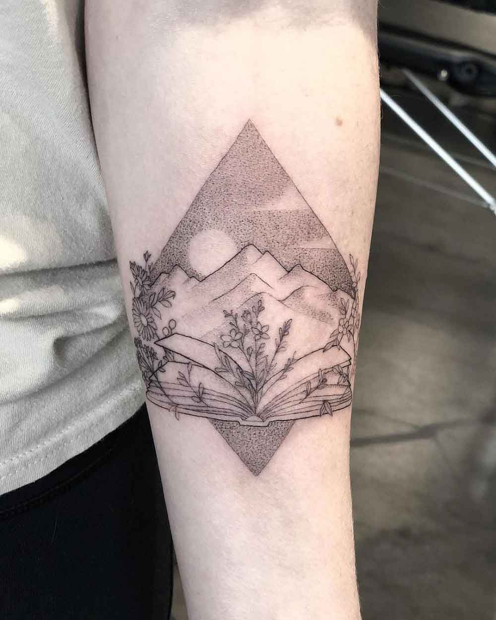 Mountain Tattoo Arm 1