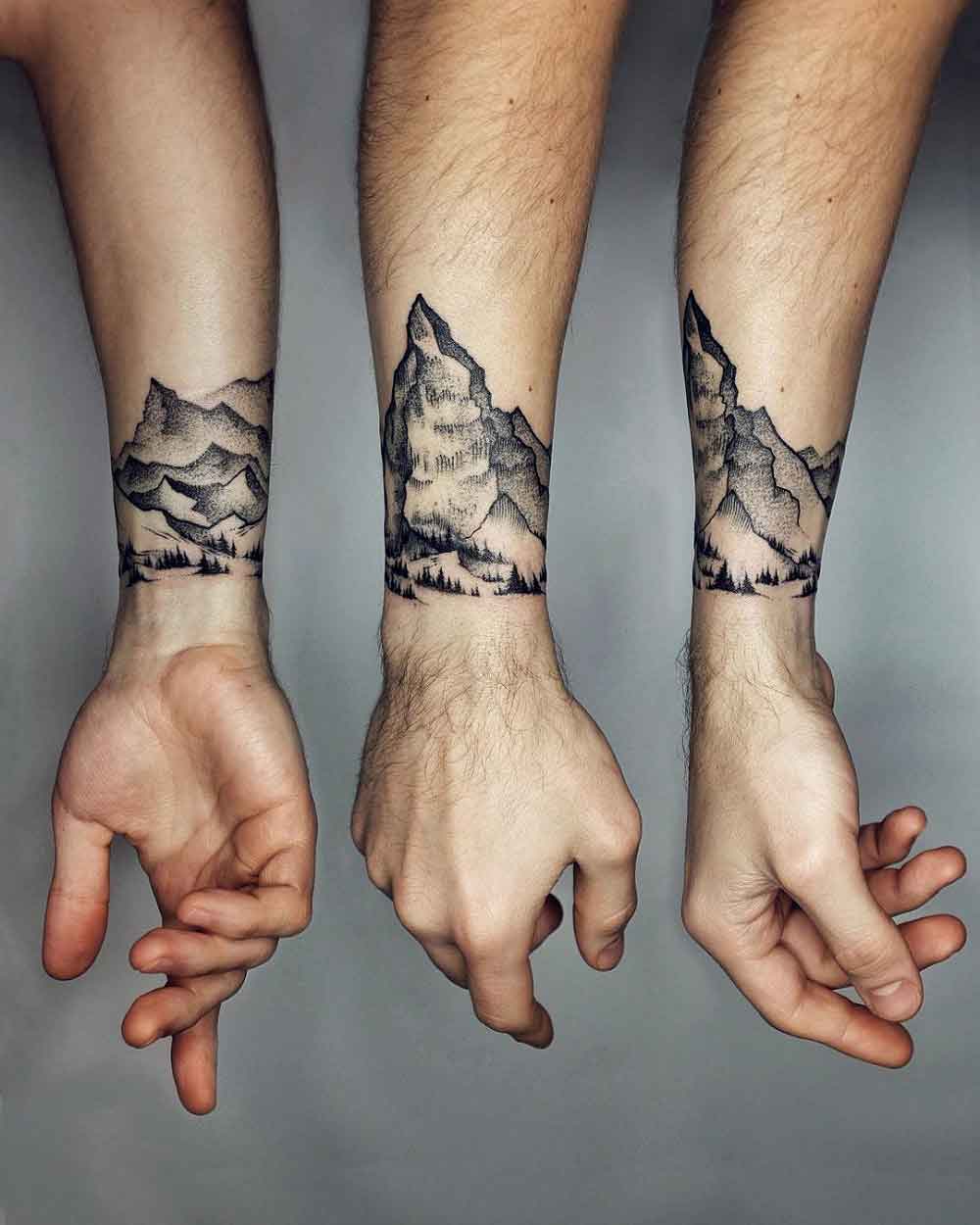 Mountain Wrist Tattoo 3