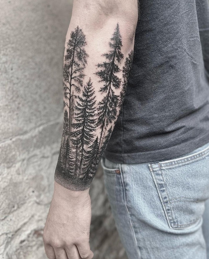 15 Outstanding wolf in the forest tattoo can be breathtaking tattoo See it  here