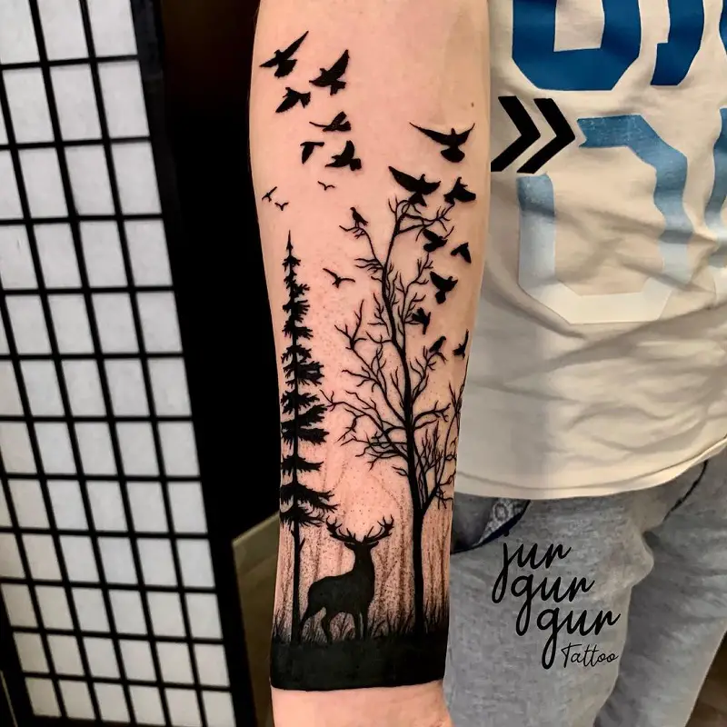 Nature Forest Tattoo 2