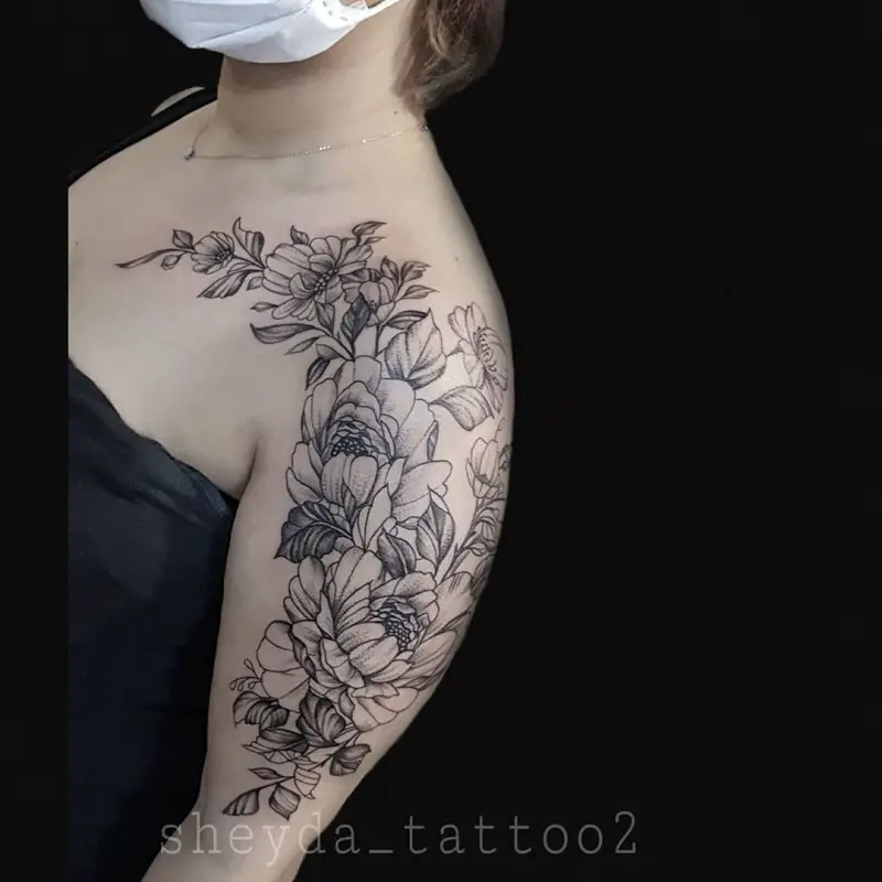 Nature Shoulder Tattoos 1