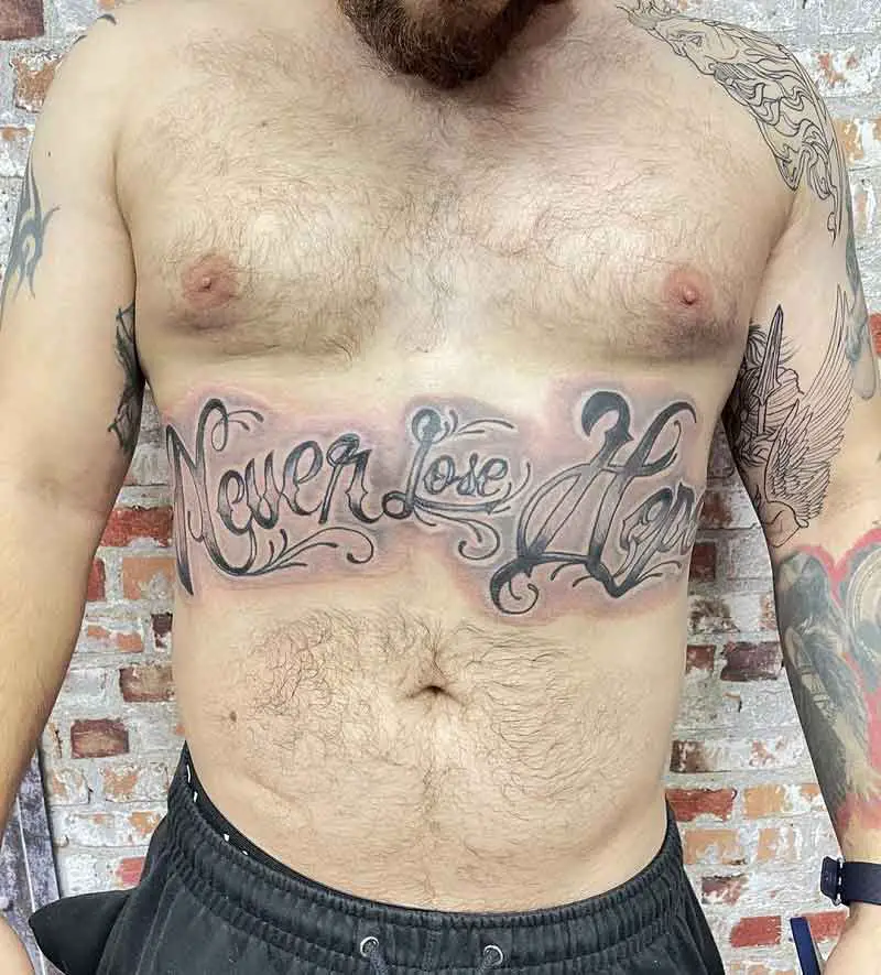 Never Lose Hope Tattoo 1