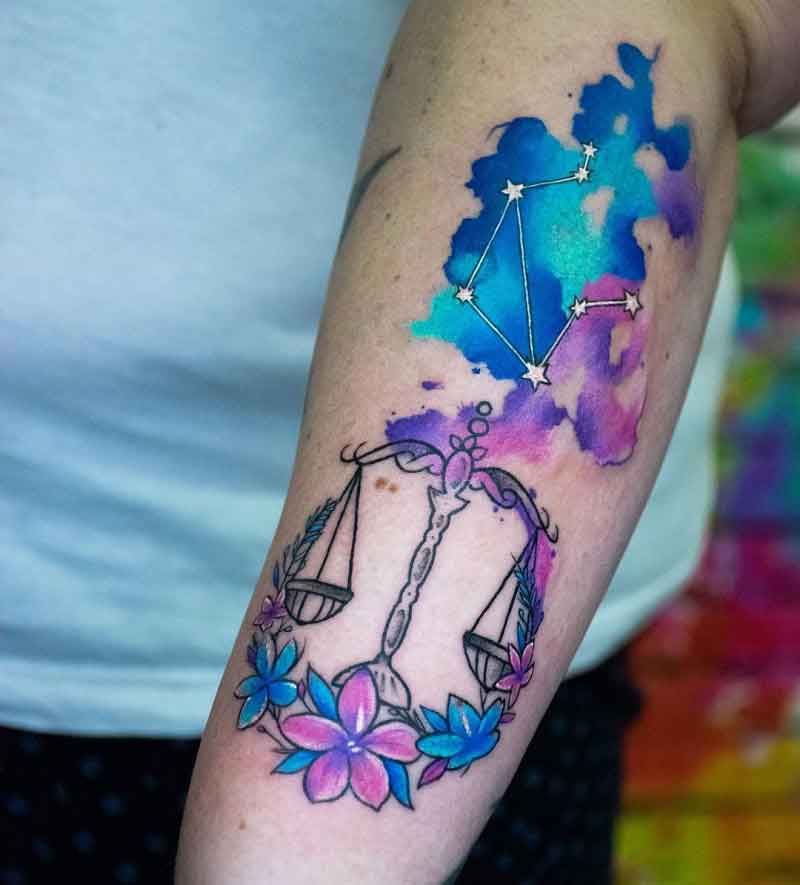 Night Sky Constellation Tattoo 1