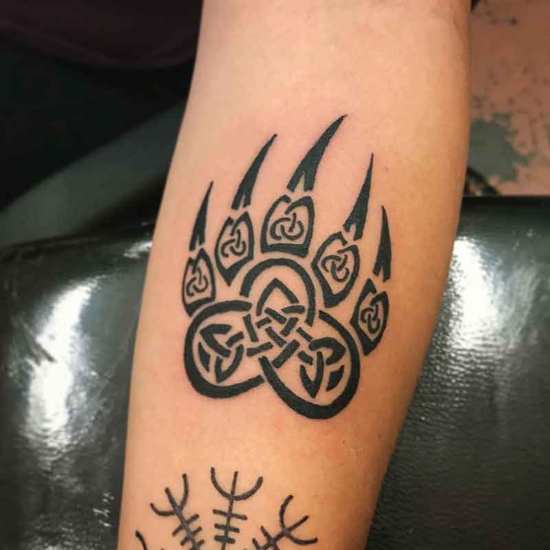 Norse Bear Paw Tattoo 2