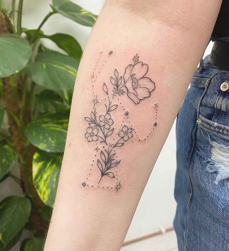 Orion Constellation Tattoo 2