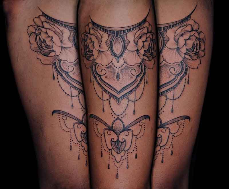 Peony Ornamental Tattoo 1
