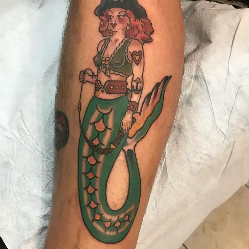 Pin Up Pirate Tattoo 2