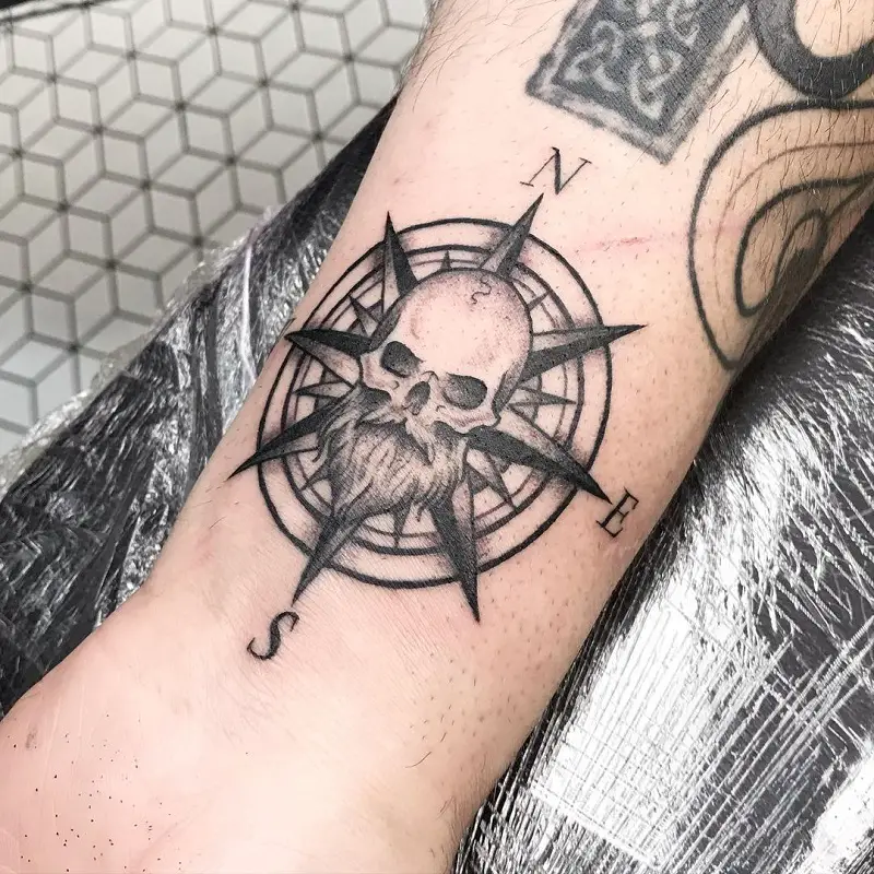 Pirate Compass Tattoo 3