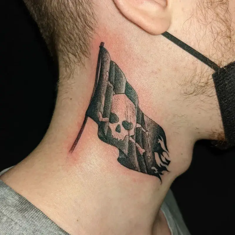 Pirate Flag Tattoo 1