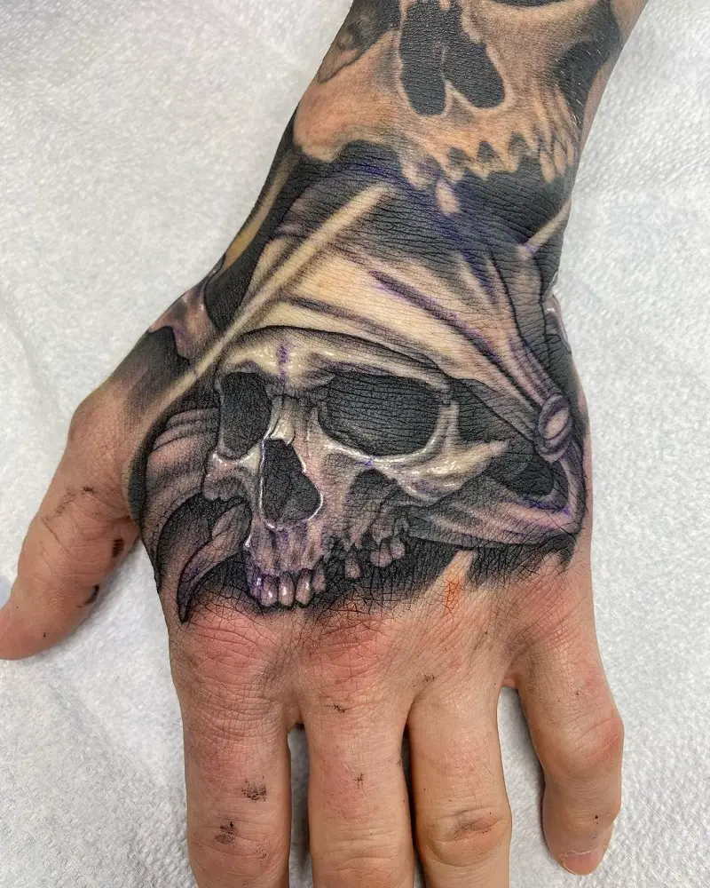 Pirate Hand Tattoo 3