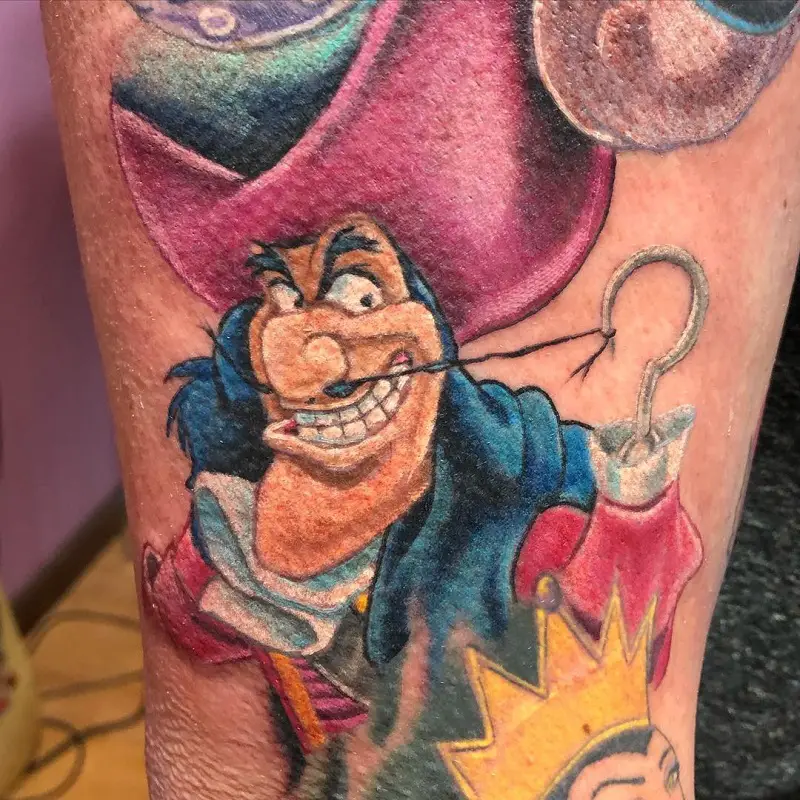 Pirate Hook Tattoo 2