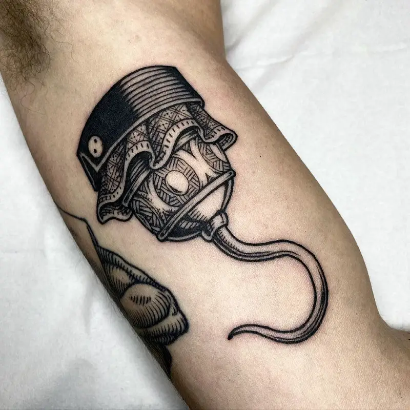 Traditional Pirate Love Tattoo Idea  BlackInk