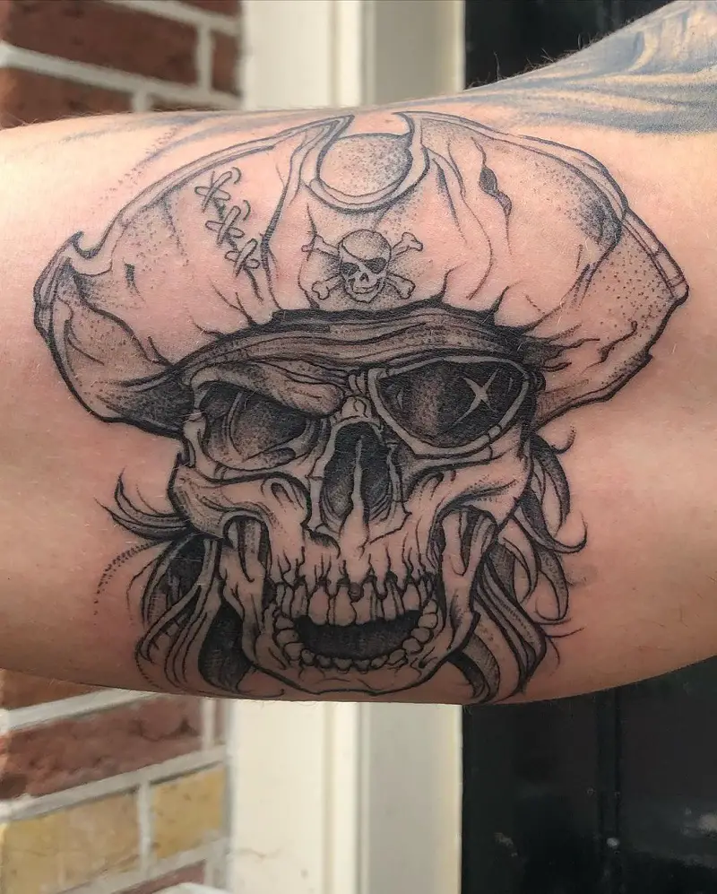 Pirate Skull Tattoo 3