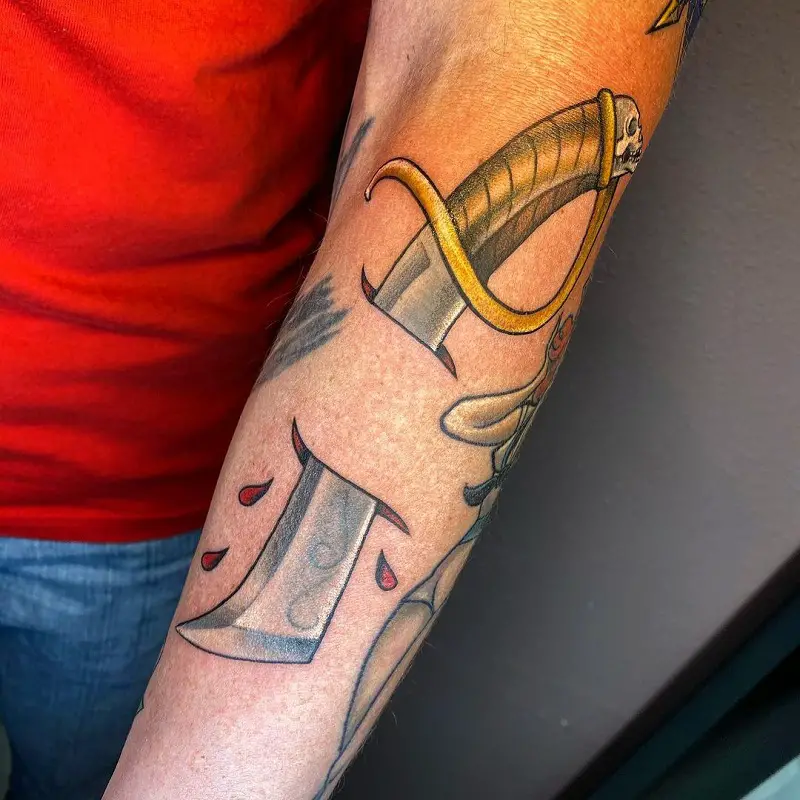 Pirate Sword Tattoo 1