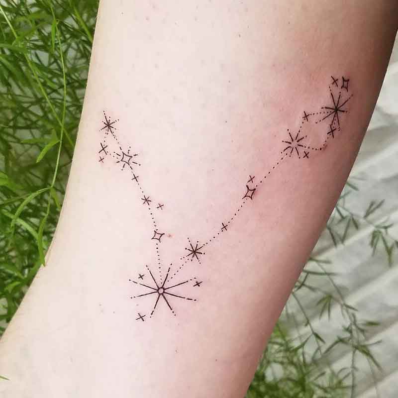 Pisces Constellation Tattoo 1