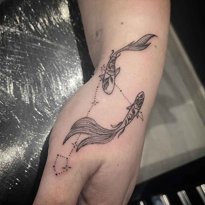 Pisces Constellation Tattoo 3