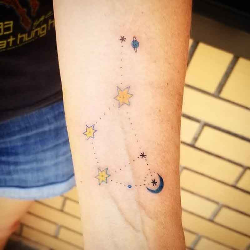 Pleiades Constellation Tattoo 3