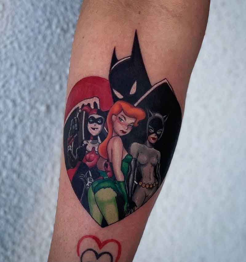 Poison Ivy Batman Tattoo 1