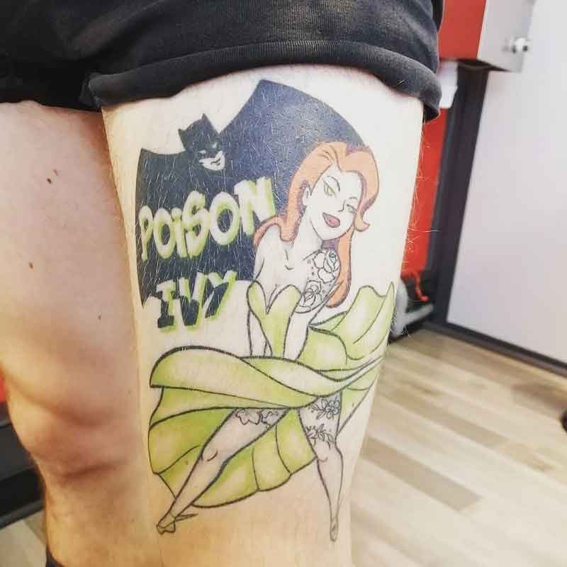 Poison Ivy Batman Tattoo 2