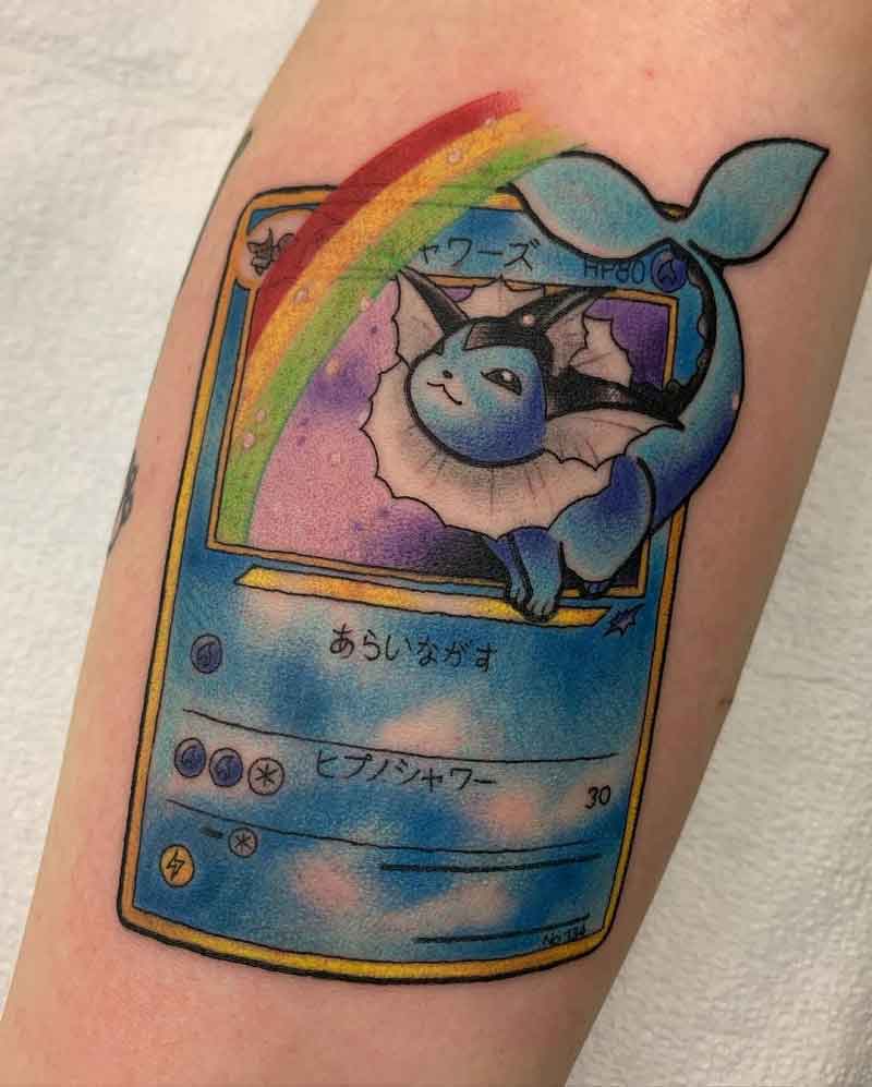 Pokemon Card Tattoo 1