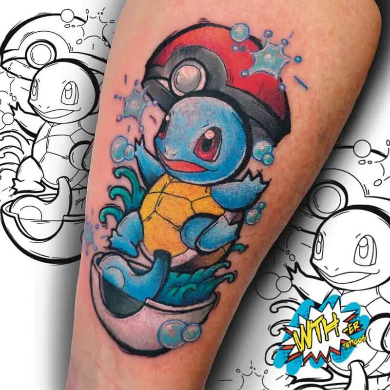 Pokemon Flash Tattoo 2