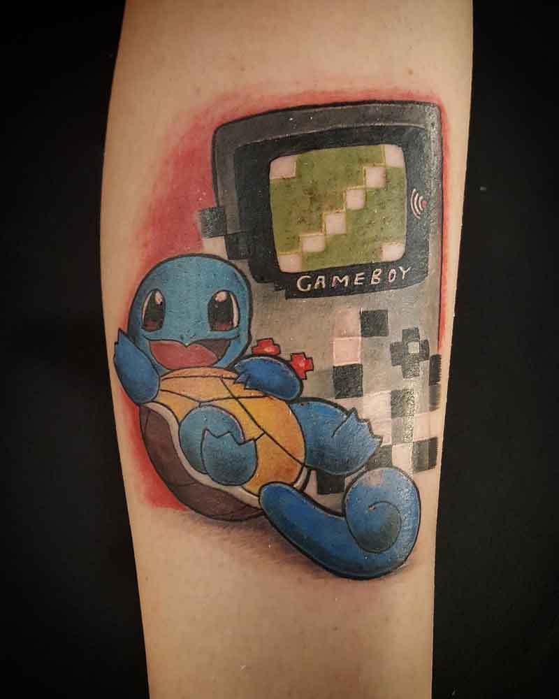 Pokemon Gameboy Tattoo 3