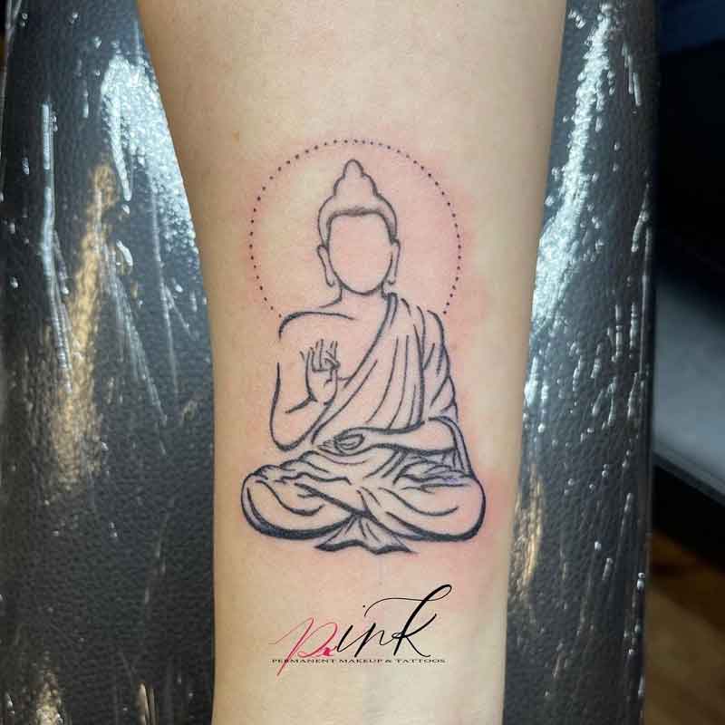 Praying Buddha Tattoo 2