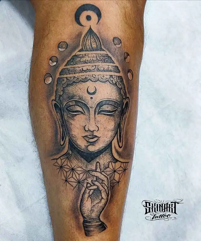 Psychedelic Buddha Tattoo 2