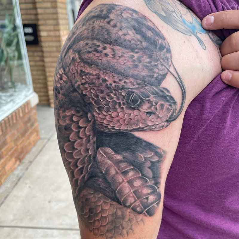 Rattle Snake Tattoo 1
