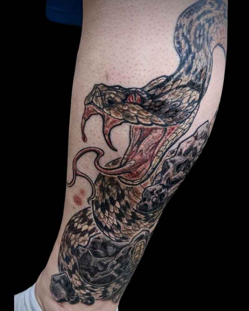 Rattle Snake Tattoo 2
