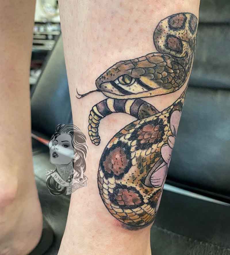 Rattle Snake Tattoo 3