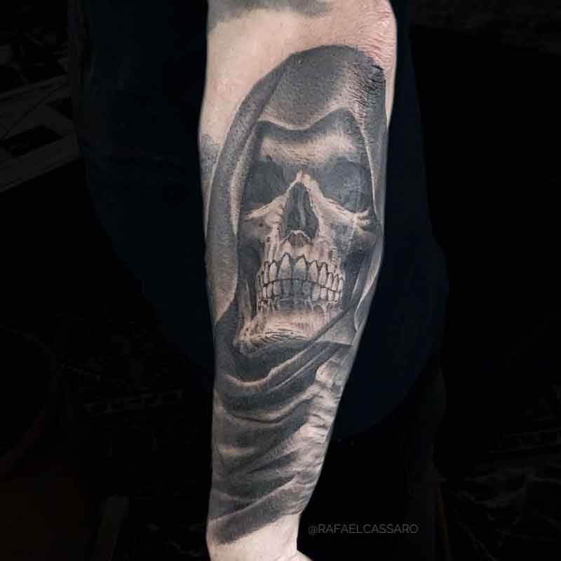 Realistic Grim Reaper Tattoo 2