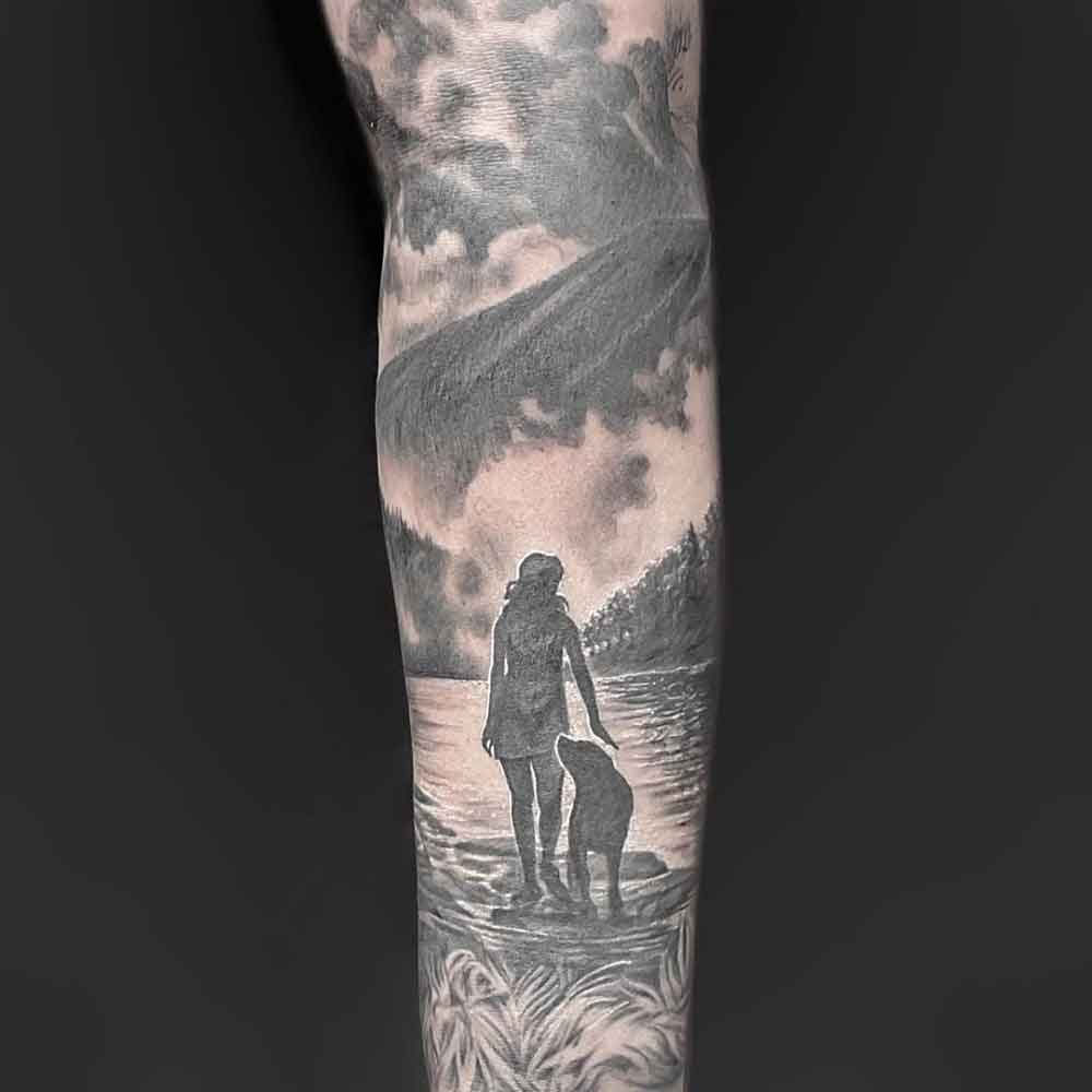 Realistic Mountain Tattoo 3