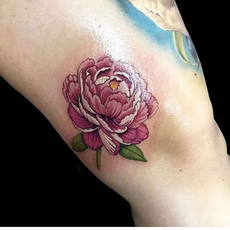 Realistic Peony Tattoo 1