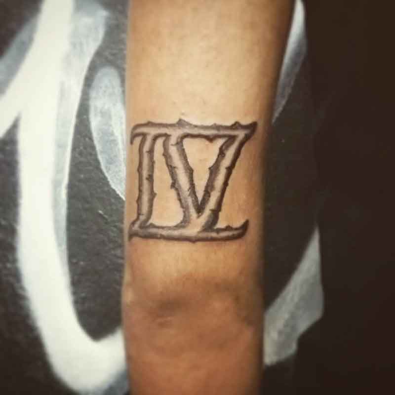 Roman Numeral 4 Tattoo 2