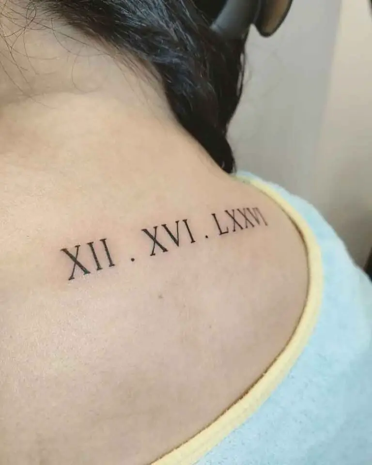 100+ Fascinating Roman Numerals Tattoo Ideas for Men and Women ...