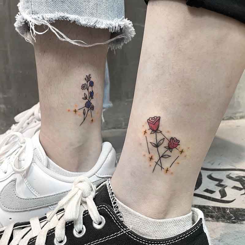 Rose Constellation Tattoo 1