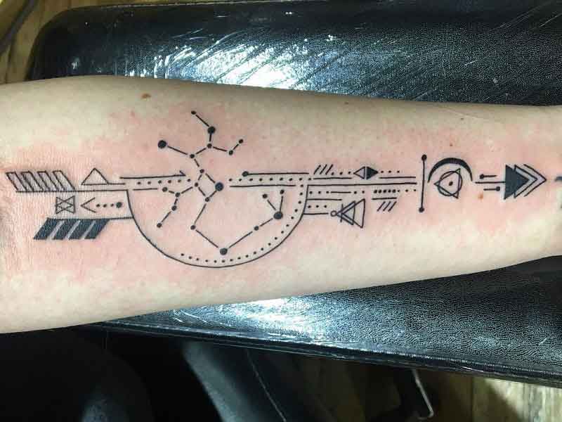 Sagittarius Constellation Tattoo 2