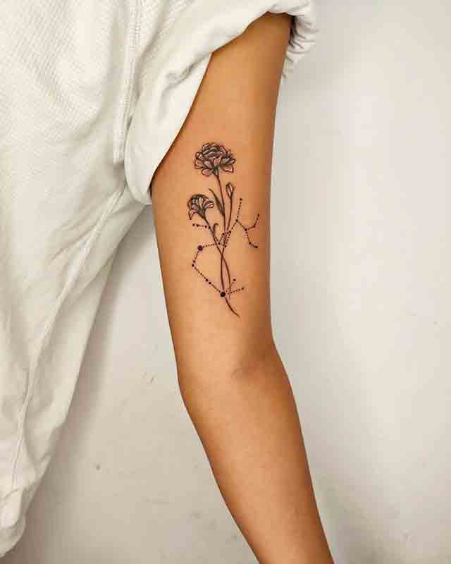 Sagittarius-Flower-Tattoo-(1)