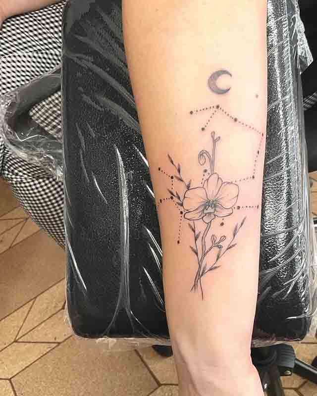 Sagittarius-Flower-Tattoo-(2)
