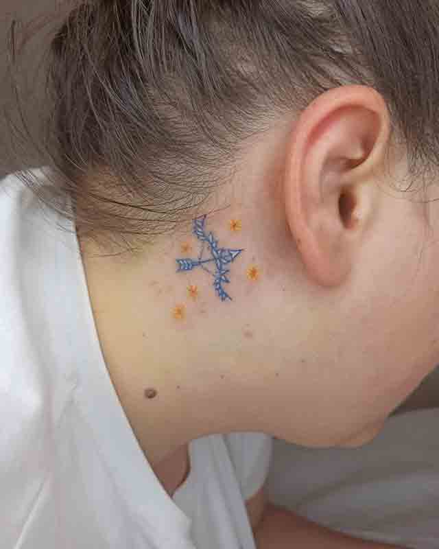 Sagittarius-Neck-Tattoo-(2)