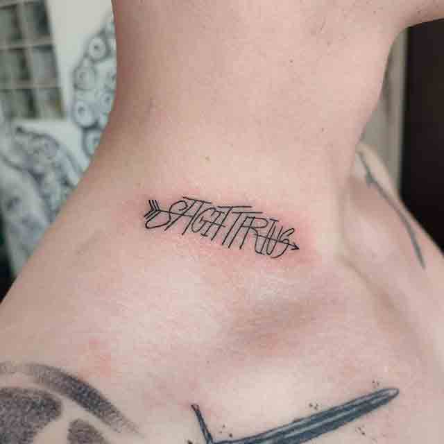 Sagittarius-Neck-Tattoo-(3)