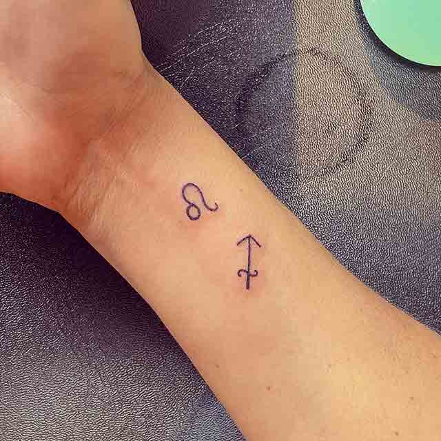 sagittarius wrist tattoos