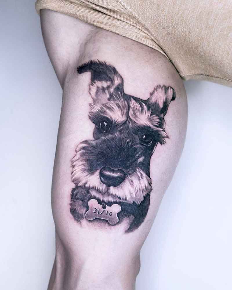Schnauzer Dog Tattoos 1
