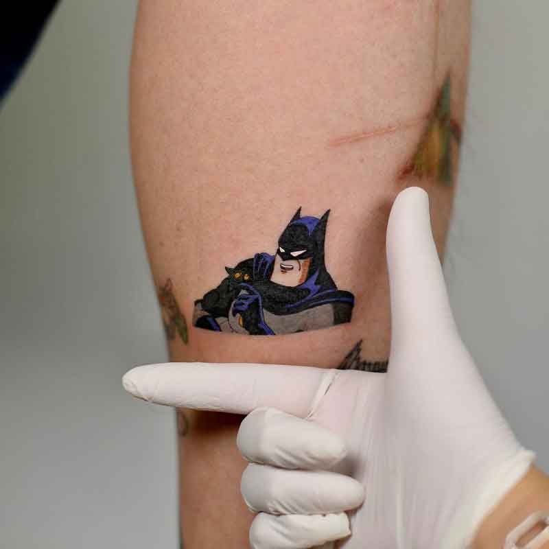 Small Batman Tattoo 1