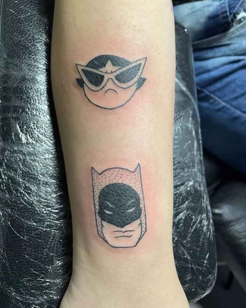 Small Batman Tattoo 2